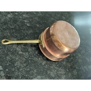 Waldow Double Boiler Copper Brass Vintage 7in UPPER POT ONLY